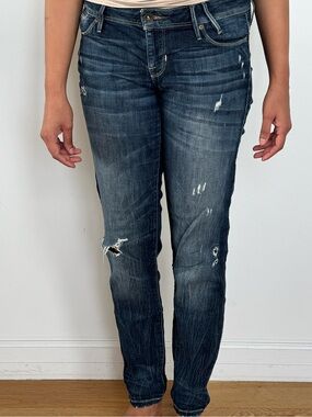 Guess Distressed Mom Jeans